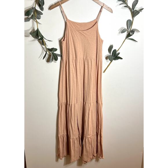 Z Supply Peach Tiered Maxi Dress LAST CALL - Picture 6 of 7